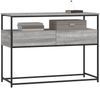 vidaXL Konsolentisch Grau Sonoma 100x40x75 cm Holzwerkstoff 834153 Bild 3