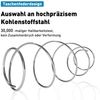 CHICASA Taschenfederkernmatratze 120×200, Luxusmatratze 7 Zonen Federkernmatratze Hoher Komfort 13 Schichten,Weiß Bild 5