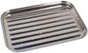 Edelstahl Grillschale, BBQ Grillzubehör, 35x24cm , 1x Grillschale Bild 1