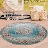 TeppichHome24 Teppich Teppich Orient Outdoor Vintage in blau creme, rechteckig Bild 4