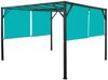 Ersatzbezug für Dach Pergola Pavillon Baia 3x3m ~ türkis-blau Bild 3
