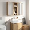 vidaXL Badezimmer-Wandschrank Kunsthandwerk Eiche 20 x 16 x 62,5 cm 889310 Bild 5