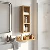 vidaXL Badezimmer-Wandschrank Kunsthandwerk Eiche 20 x 16 x 62,5 cm 889310 Bild 4