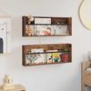 vidaXL Magazinregal 2 pcs Altholz 80 x 12 x 30 cm Holzwerkstoff 890813 Bild 4