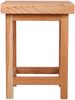 Blumenständer MAX Platte 4cm Eiche 30x30x40cm | Pflanzenständer Pflanzenregal Pflanzenhocker Bild 3