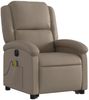 vidaXL Massagesessel mit Aufstehhilfe Elektrisch Cappuccino Kunstleder 3204253 Bild 4