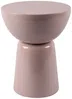 Vente-unique - MENIRO Beistelltisch Metall Puderrosa - B 36 cm x H 45,5 cm x L 36 cm Bild 3