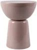 Vente-unique - MENIRO Beistelltisch Metall Puderrosa - B 36 cm x H 45,5 cm x L 36 cm Bild 2