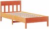 vidaXL Massivholzbett ohne Matratze Wachsbraun 90x190 cm Kiefernholz 842677 Bild 2