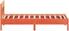 vidaXL Massivholzbett ohne Matratze Wachsbraun 90x190 cm Kiefernholz 842677 Bild 5