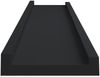 vidaXL Bilderleisten 2 Stk. Schwarz 60x9x3 cm MDF 323932 Bild 5
