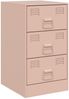 vidaXL Nachttisch Rosa 34,5x39x62 cm Stahl 841777 Bild 2