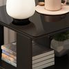 Couchtisch Velito Schwarz 50 x 50 cm Vicco Bild 4