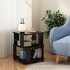 Couchtisch Velito Schwarz 50 x 50 cm Vicco Bild 3
