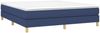 vidaXL Polsterbett, Stoff, 25,0 cm, Blau, 180x200 cm, mit Lattenrost, Natur Bild 3