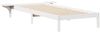vidaXL Bettgestell mit Nachttischen Weiß 90 x 210 cm 873221 Bild 2