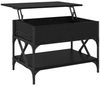 vidaXL Couchtisch Schwarz Eichen-Optik 70x50x50cm Holzwerkstoff 883040 Bild 5