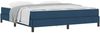 vidaXL Boxspringbett mit Matratze Blau 180 x 200 cm Stoff 3398513 Bild 2