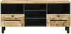 vidaXL Stauraumschränke Natur 100 x 33 x 46 cm Massivholz Mango 4018862 Bild 4