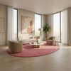 Gabbeh Teppich - Softy - Uni 230 x 150 cm - rosa - oval Bild 2