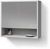 Livinity® Badezimmerspiegelschrank ATERNO, Weiß, 70 x 65 cm mit 2 Türen (1-St) Bild 5