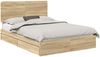 vidaXL Aufbewahrungsbett Sonoma-Eiche 140 x 190 cm Holzwerkstoff 3412688 Bild 2