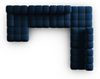 Micadoni Modulares Panorama Ecksofa Bellis 7-Sitzer Rechts Samt Bluvel Königsblau Bild 5