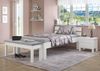 Sitzbank Küchenbank Kiefer weiß massiv Holzbank Polsterbank 120x40, grau 90.71-39WP21 Bild 5