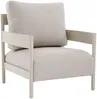 Vente-unique - LOMAM Gartensitzgruppe Metall BeigeBeige - B 78,5 cm x H 77 cm x L 176,5 cm Bild 3