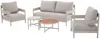 Vente-unique - LOMAM Gartensitzgruppe Metall BeigeBeige - B 78,5 cm x H 77 cm x L 176,5 cm Bild 2