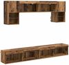 vidaXL TV Wand Einheiten mit LED 6 pcs Altholz Holzwerkstoff 3402962 Bild 2