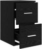 vidaXL Badezimmerschrank Inzwischen Schwarze Eiche 30 x 44,5 x 50 cm 890375 Bild 4