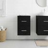 vidaXL Badezimmerschrank Inzwischen Schwarze Eiche 30 x 44,5 x 50 cm 890375 Bild 3