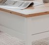 Couchtisch Vestland weiß und Eiche 110 x 55 cm Bild 3