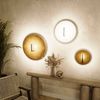 s.luce LED Wand- und Deckenlampe Edge Blattgold 45x45cm Bild 5
