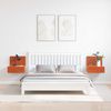 vidaXL Nachttisch 2 pcs Wachsbraun 44 x 32,5 x 40 cm Massivholz Kiefer 873492 Bild 4