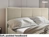 MEBLINI Boxspringbett ELIZABETH 140x200 cm mit Bettkasten - H3P/Beige Samt Polsterbett - Doppelbett mit Topper & Taschenfederkern-Matratze Bild 5