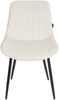 Esszimmerstuhl 2er Set DUBROVNIK Samtstoff Helles Beige Bild 5