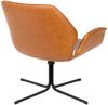 NIKKI ALL BROWN Lounge Sessel Relaxsessel von ZUIVER Bild 5