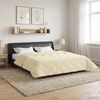 vidaXL Winterbettdecke Creme 200 x 240 cm Mikrofaser und Teddy-Fleece 42026365 Bild 4