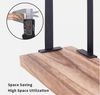 Holz Lichter Wandregal Stelby Eckregal Zickzack – Modernes Wandregal aus Holz, Braun, Packung, Eckregal im Zickzack-Design, platzsparend & vielseitig einsetzbar Bild 3