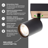 Brilliant AG Leuchten G93071-76 Jello Wood LED Spotbalken 4-flammig schwarz holz Bild 4