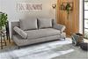Schlafsofa Patty / Pit, Mikrofaser, Grau, 202 x 85 x 97 cm Bild 4