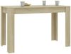vidaXL Esstisch Sonoma-Eiche 120x60x76 cm Holzwerkstoff 800435 Bild 3