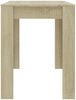 vidaXL Esstisch Sonoma-Eiche 120x60x76 cm Holzwerkstoff 800435 Bild 5