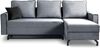 Ecksofa (B/H/T: 230x89x148 cm) in Blau-grau Bild 2
