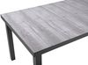 Gartentisch FABIAN - Aluminium, Dunkelgrau, 162x90x75cm | Terrassentisch Wetterfest Outdoor Tisch Bild 2