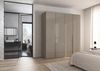 rauch Drehtürenschrank Kleiderschrank Schrank Garderobe Wäscheschrank BESTSELLER MONTCLAR (3 Ausstattungen BASIC/CLASSIC/PREMIUM (SOFT-CLOSE), Breiten 201-400 cm) Front in Glas/Hochglanz/Dekor/Grauspiegel in 5 Breiten MADE IN GERMANY Bild 2