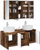 vidaXL Badezimmerschrank-Set 4 pcs Altholz Holzwerkstoff 3406469 Bild 3