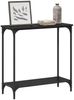 vidaXL Konsolentisch mit Regal Schwarz Eichen-Optik 75 x 30.5 x 75 cm 883521 Bild 3